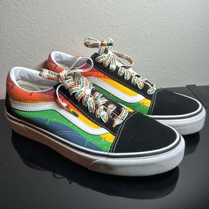 Vans Old Skool Rainbow Drip Unisex Shoes